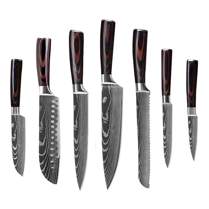 6 Piece Set 8 Piece Set 10 Piece Set Knife Chef's Knife Chef's Knife Kitchen Knife Cooking