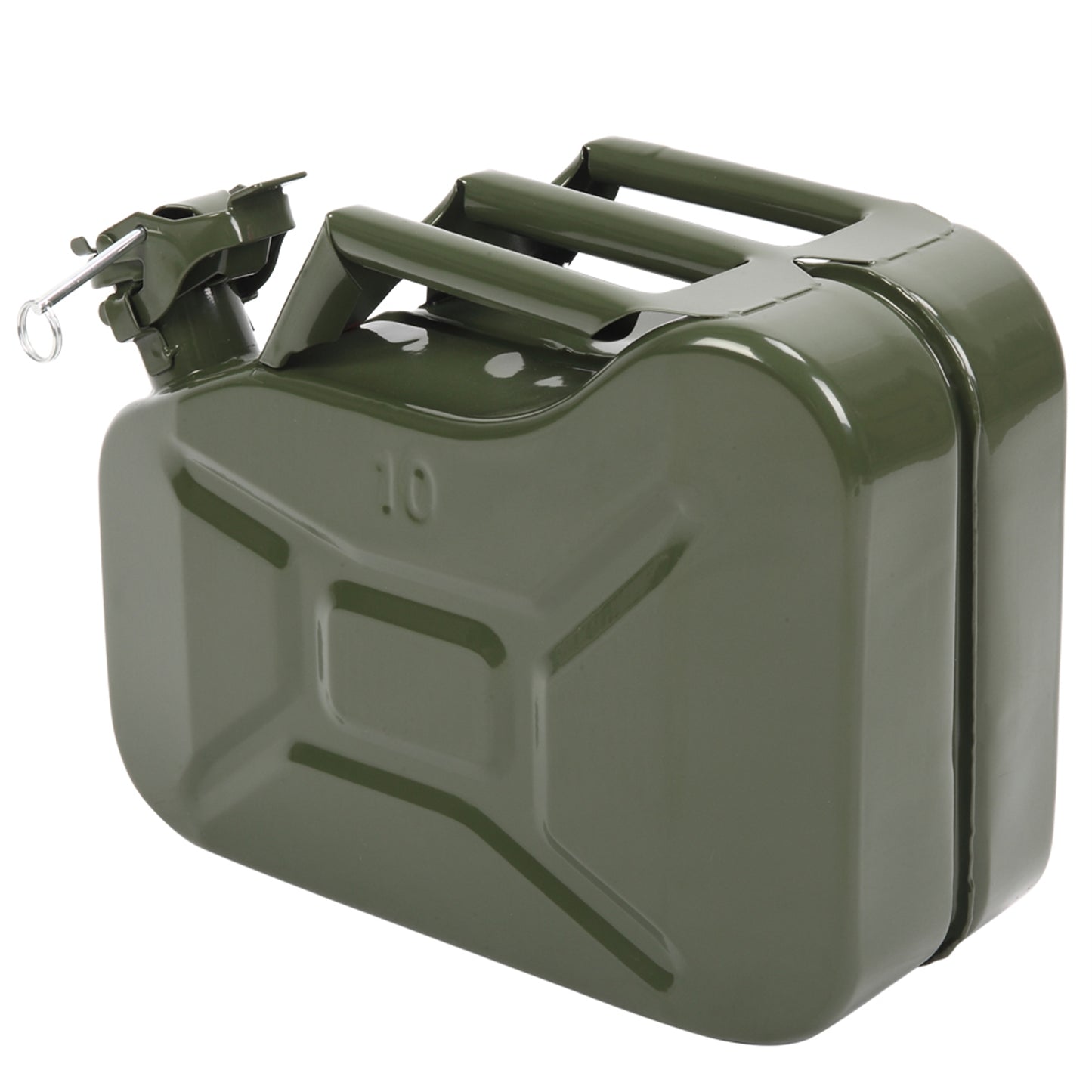 10L 0.8mm American Oil Barrel Army Green With Inverted Oil Pipe