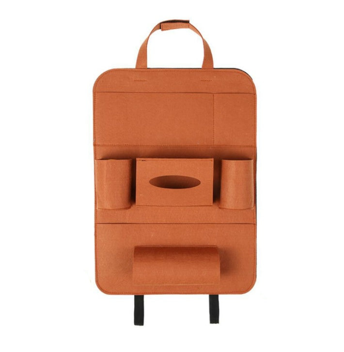 Auto Car Backseat Organizer Car-Styling Holder Multi-Pocket Seat Wool Felt Storage Multifunction Vehicle Accessories Bag