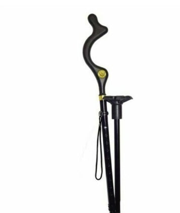 Telescopic Stick Stool Folding Handle Walking Stick