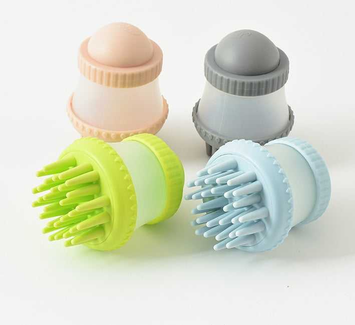 Multifunctional Pet Bathing Brush Silicone Massage Brush